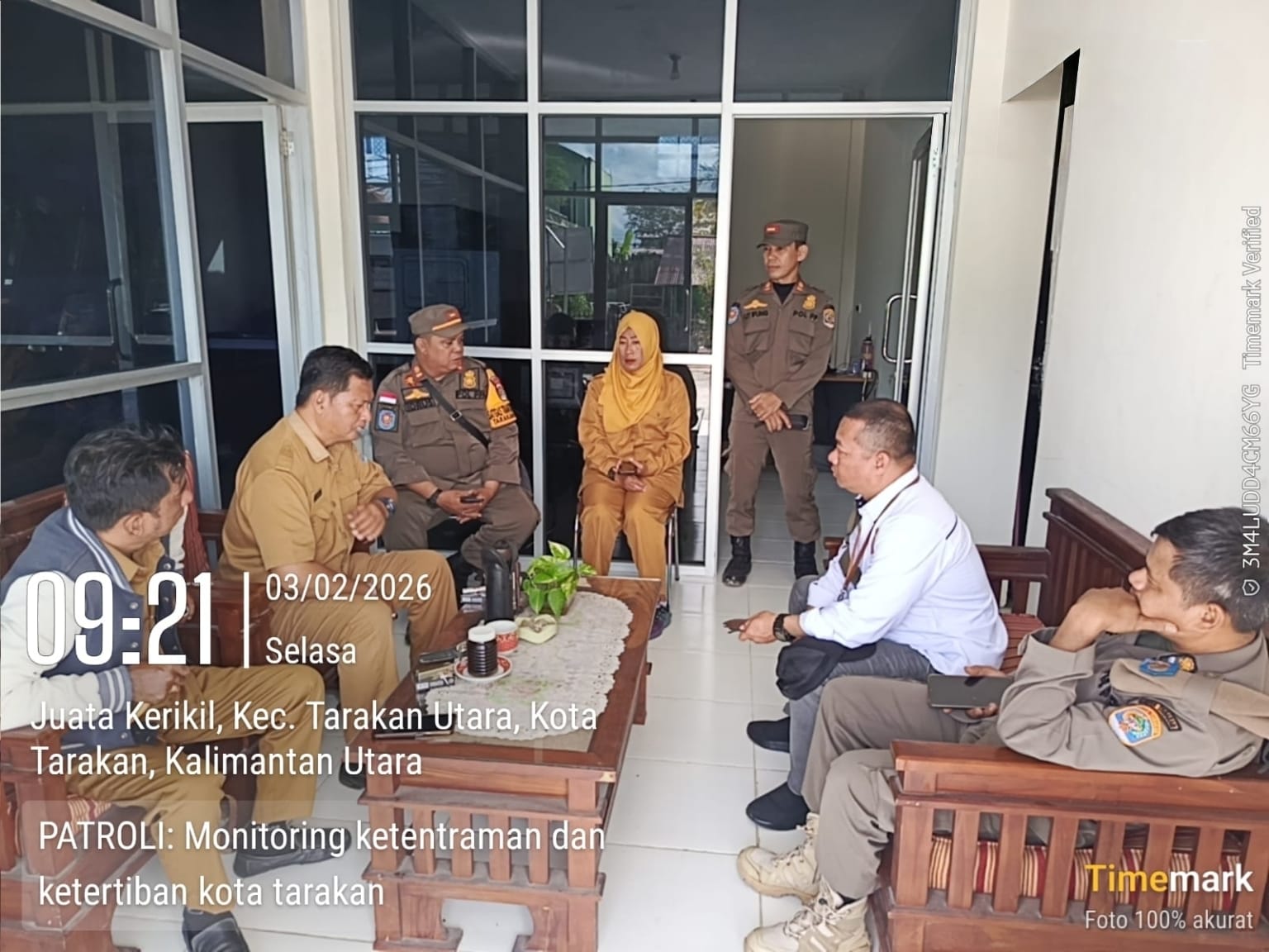 Koordinasi Terkait Peneguran dan Penataan PKL Yang Berada Di Jalan Aki Balak, Peninjauan Dampak Lingkungan Dari Limbah MBG dan Pendataan Pos Kamling Yang Aktif Di Kelurahan Juata Kerikil